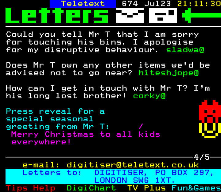 Mr T (Digitiser)