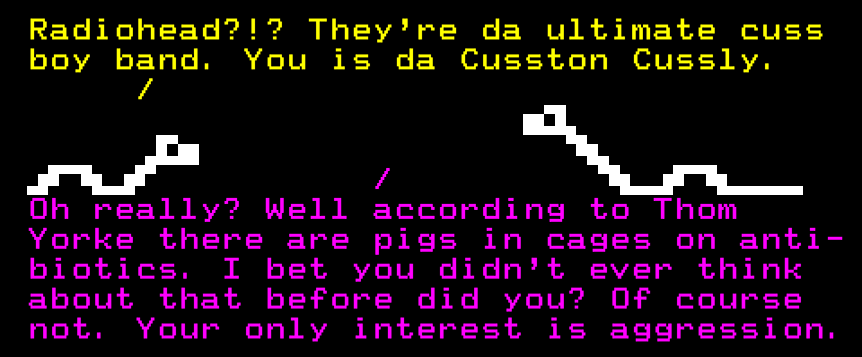 The Snakes: I cuss you bad