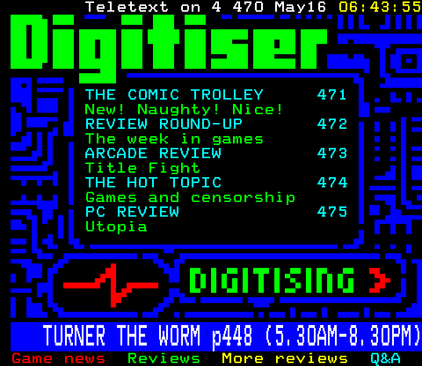 Digitiser, Teletext - 1993