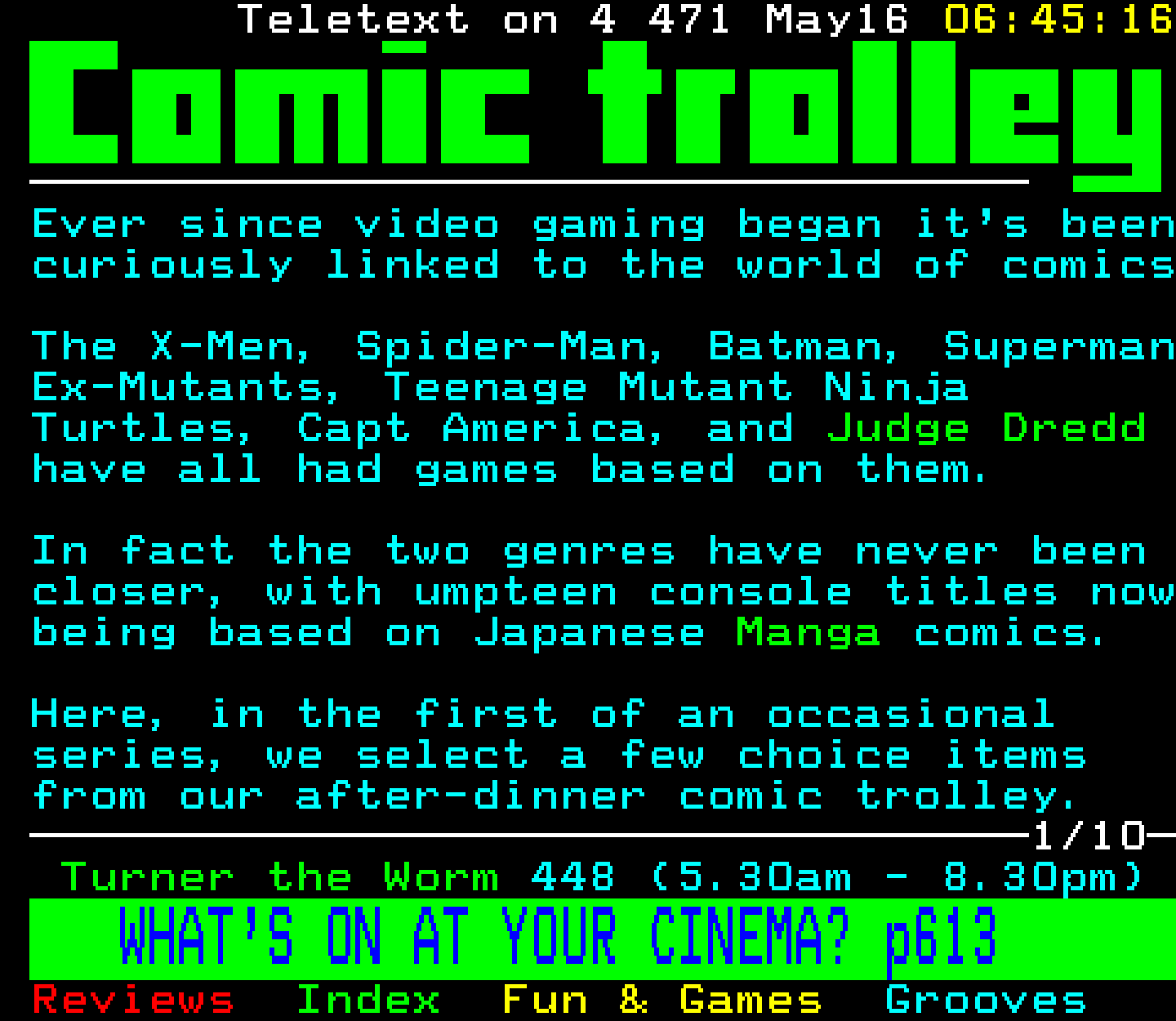 Digitiser, Teletext - 1993