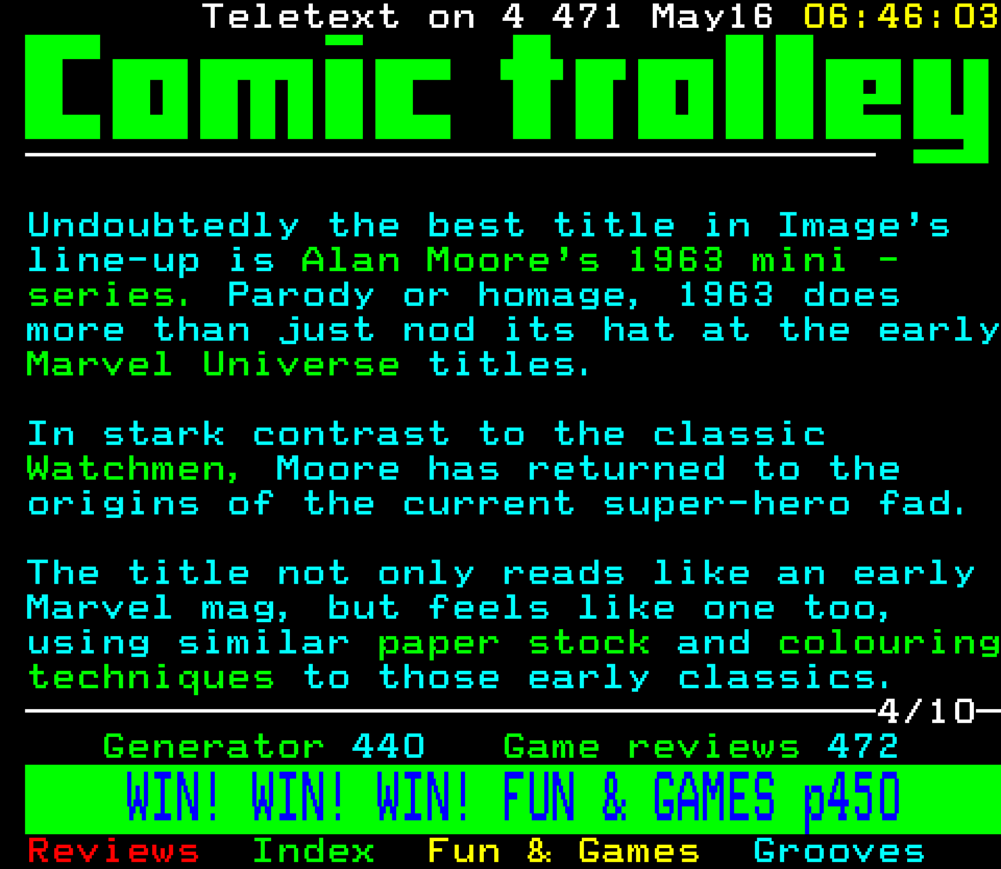 Digitiser, Teletext - 1993