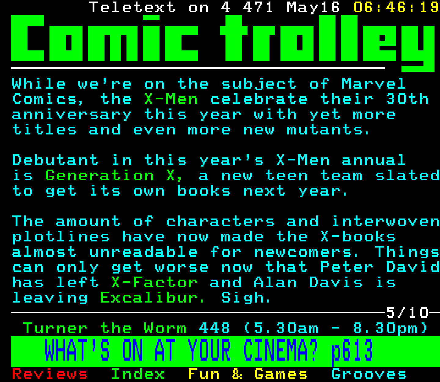 Digitiser, Teletext - 1993