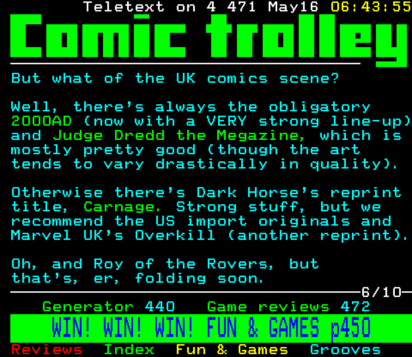 Digitiser, Teletext - 1993