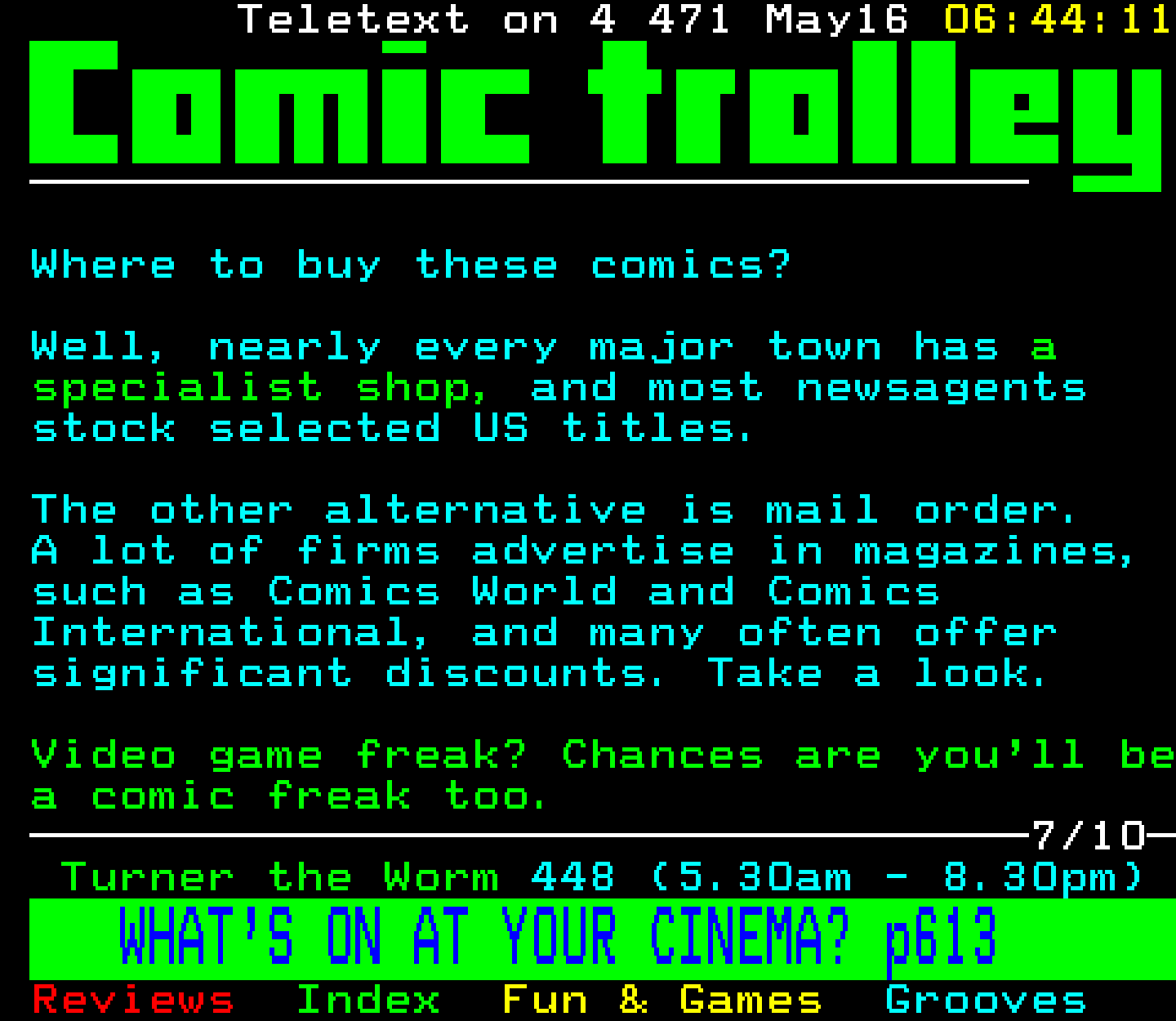 Digitiser, Teletext - 1993