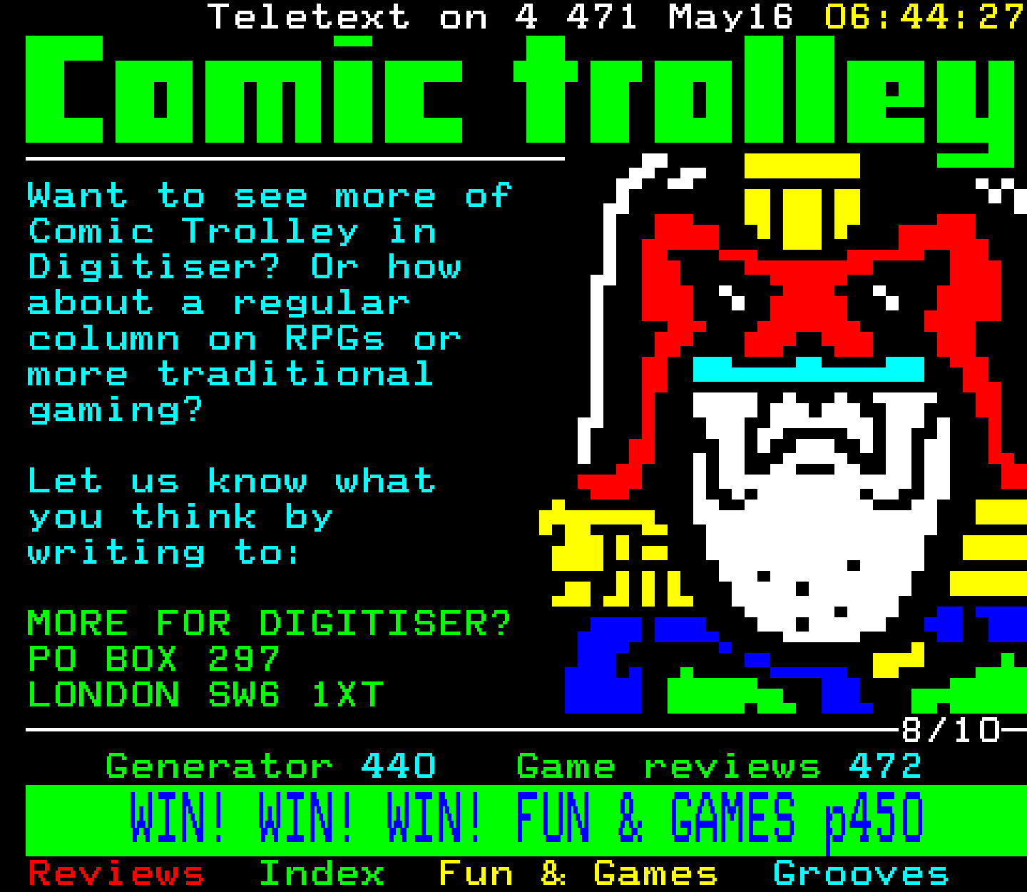 Digitiser, Teletext - 1993