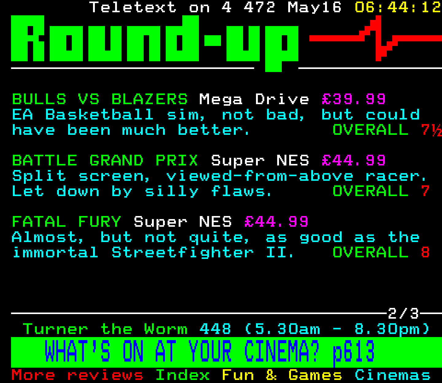 Digitiser, Teletext - 1993