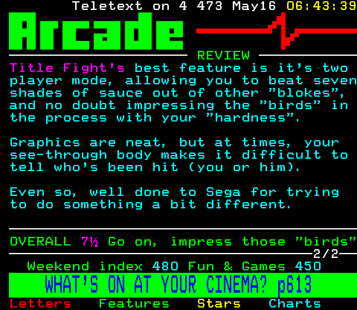 Digitiser, Teletext - 1993