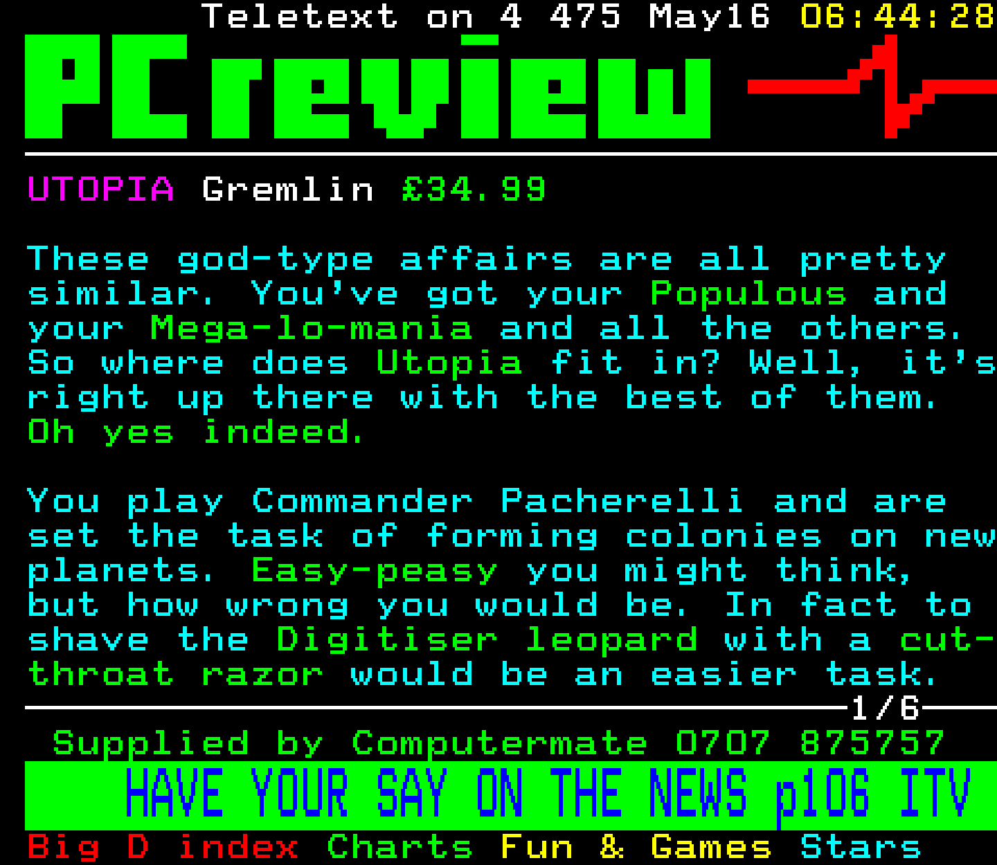 Digitiser, Teletext - 1993