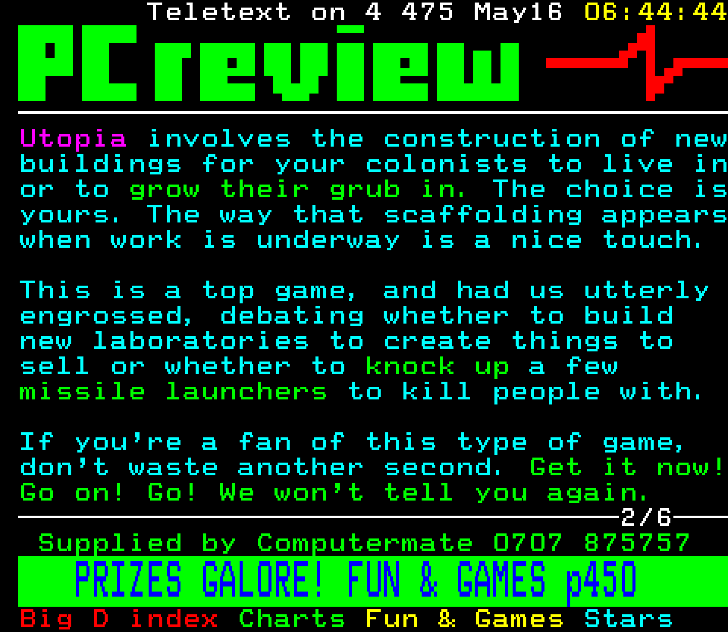Digitiser, Teletext - 1993