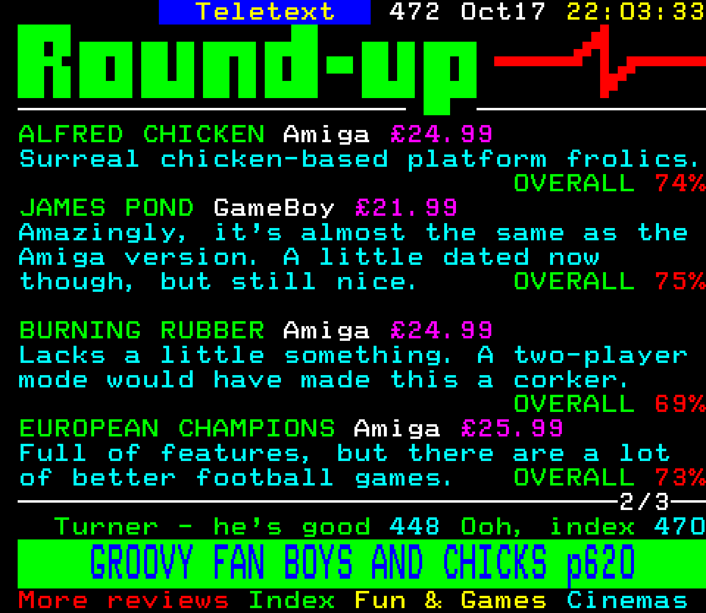 Digitiser, Teletext - 1993