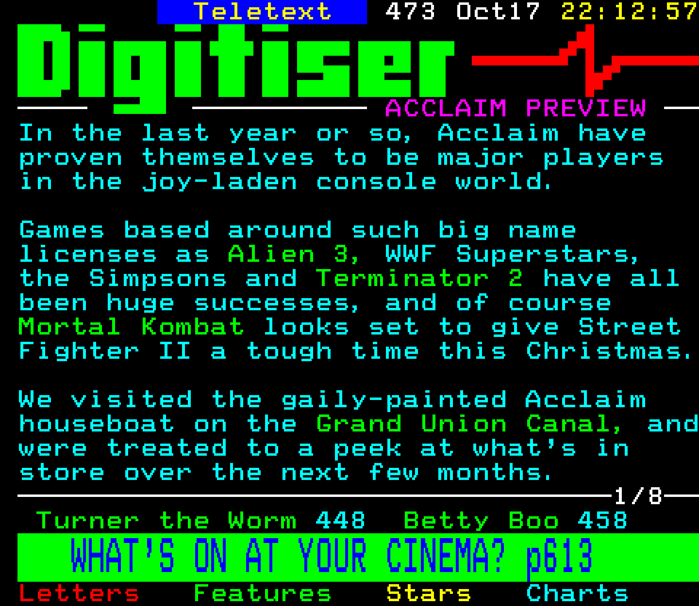 Digitiser, Teletext - 1993