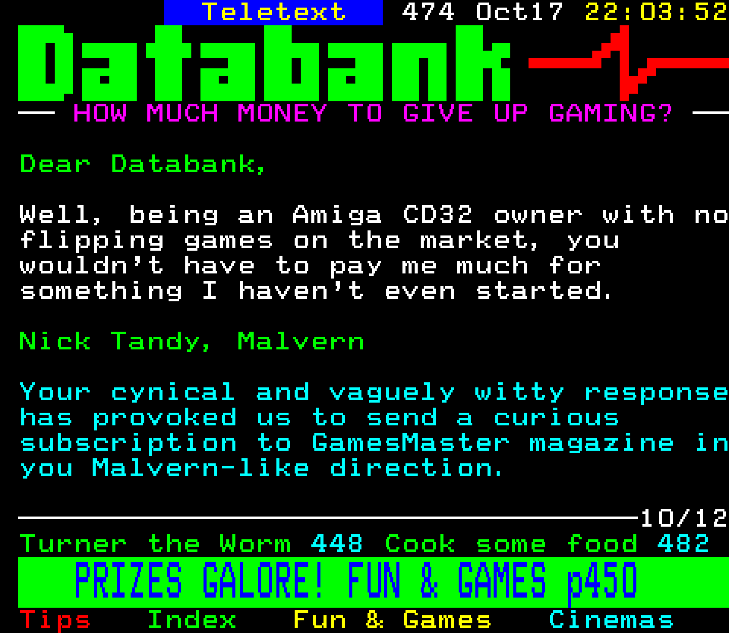 Digitiser, Teletext - 1993