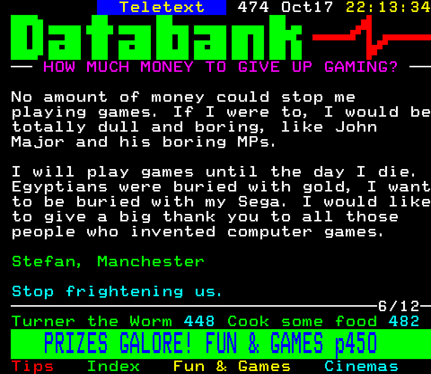 Digitiser, Teletext - 1993