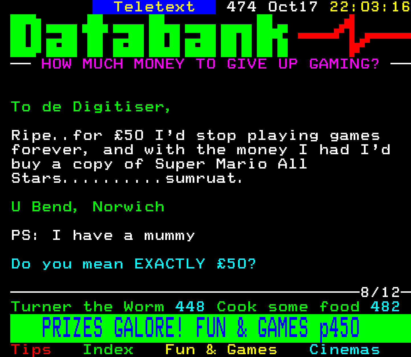 Digitiser, Teletext - 1993