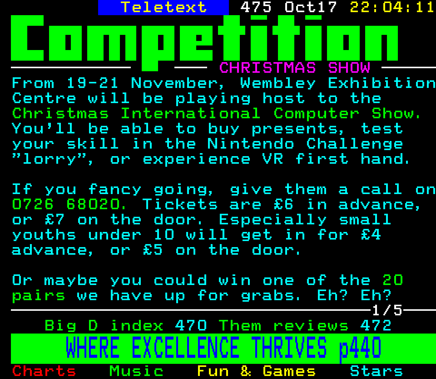 Digitiser, Teletext - 1993