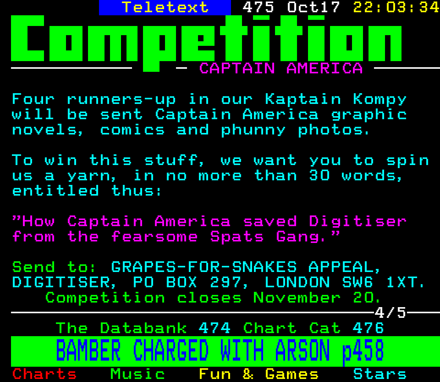 Digitiser, Teletext - 1993