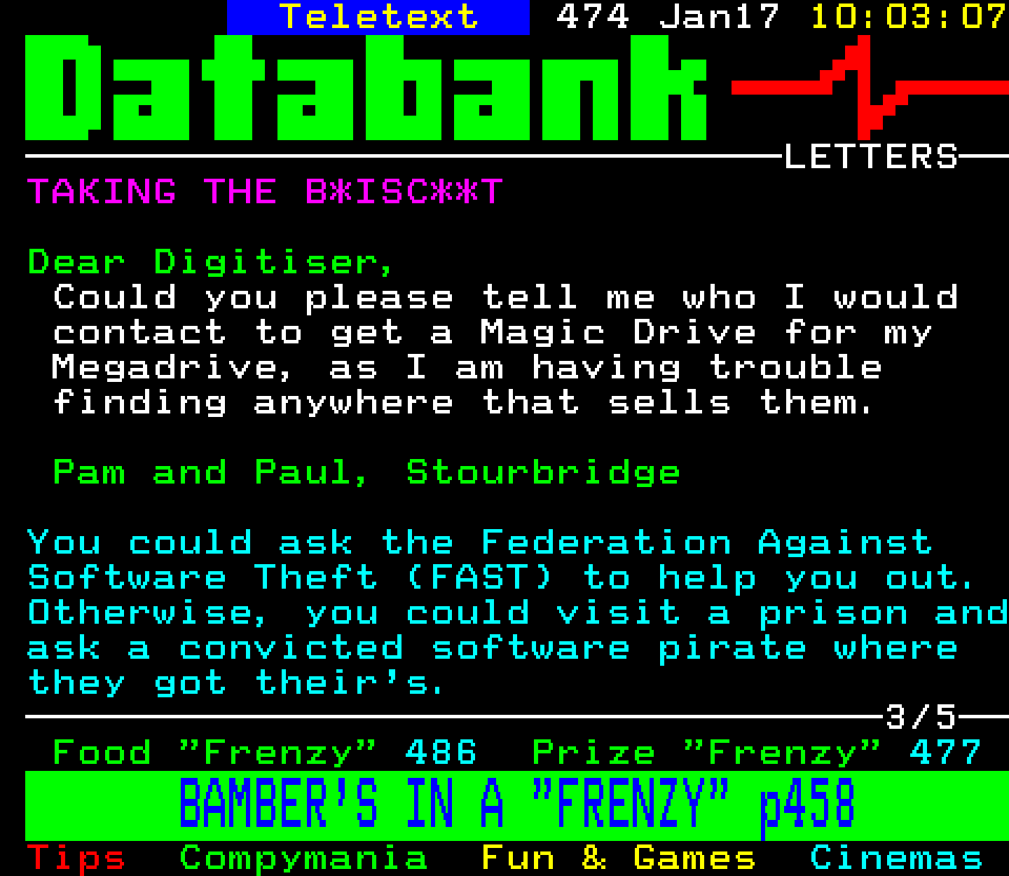 Digitiser, Teletext - 1994