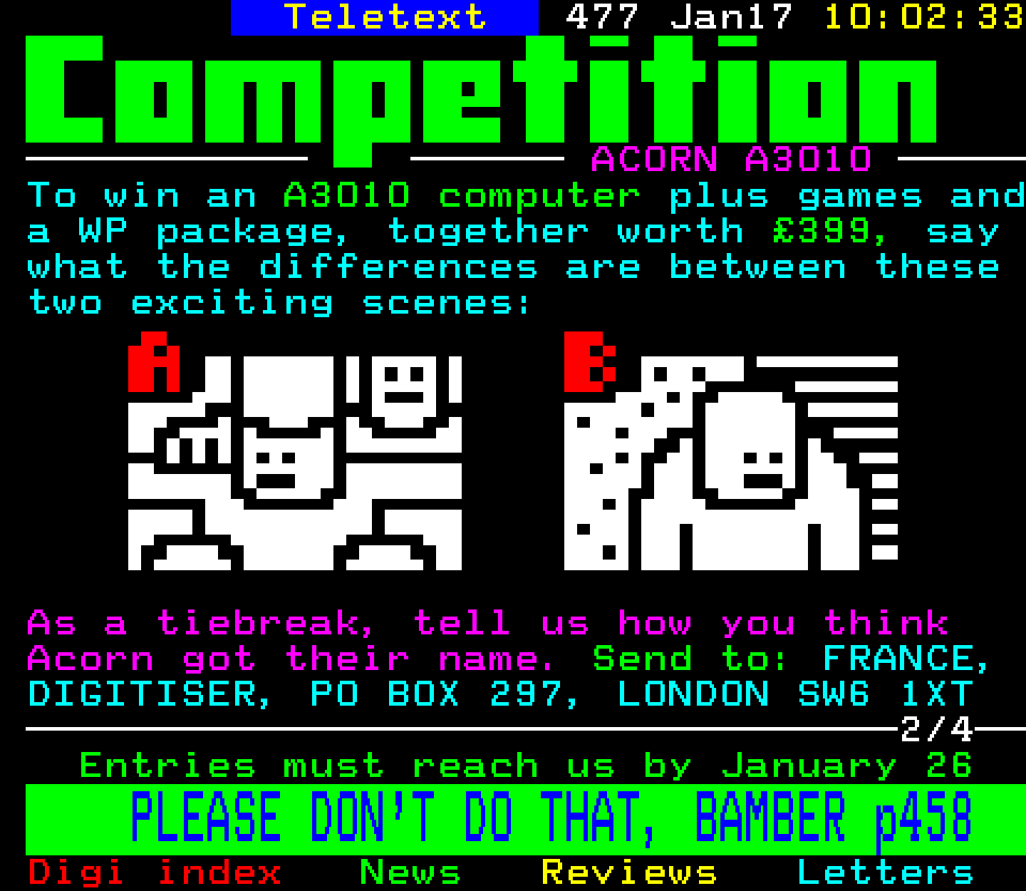 Digitiser, Teletext - 1994