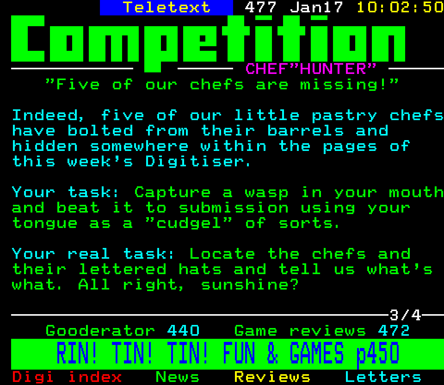 Digitiser, Teletext - 1994