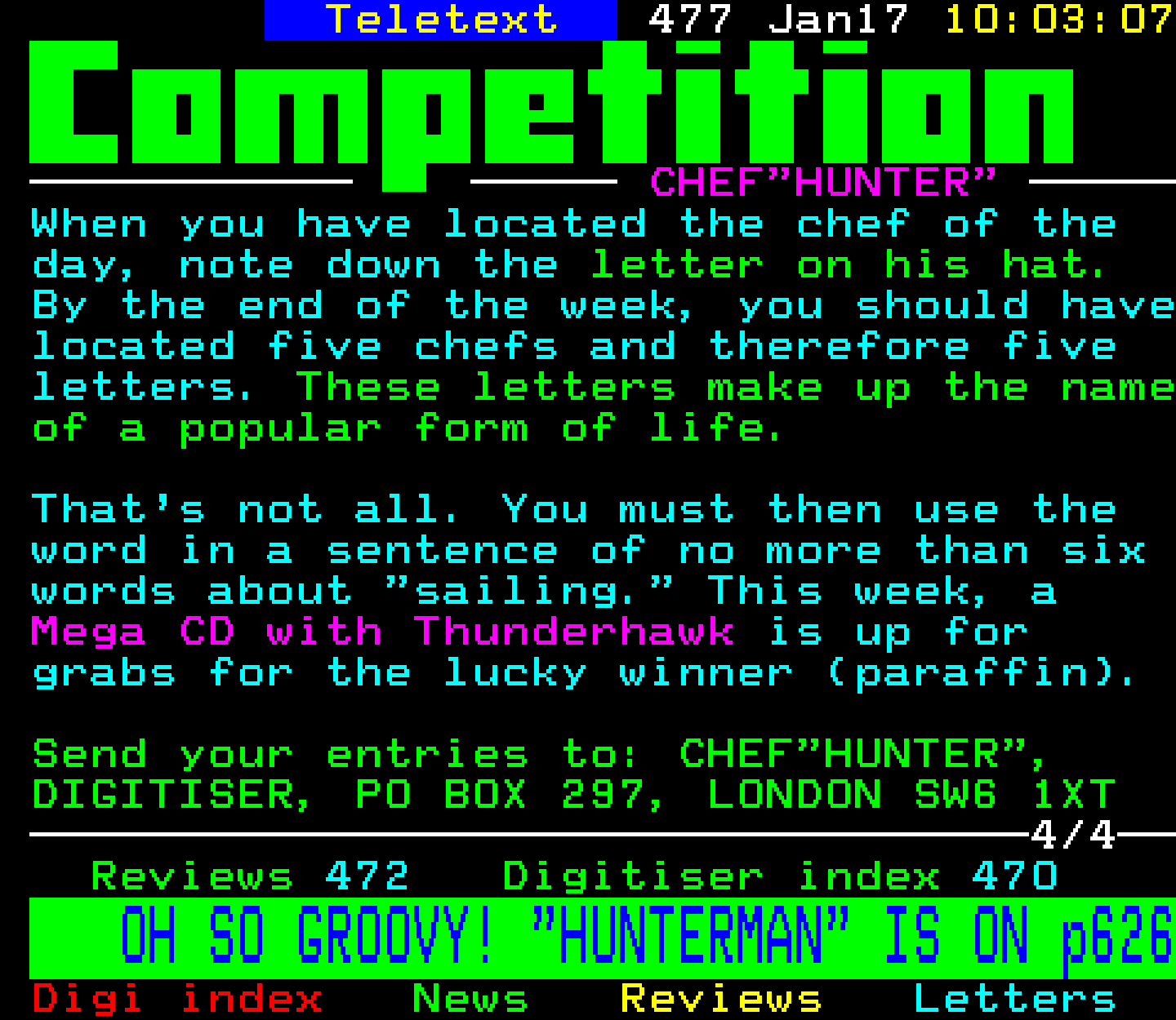 Digitiser, Teletext - 1994