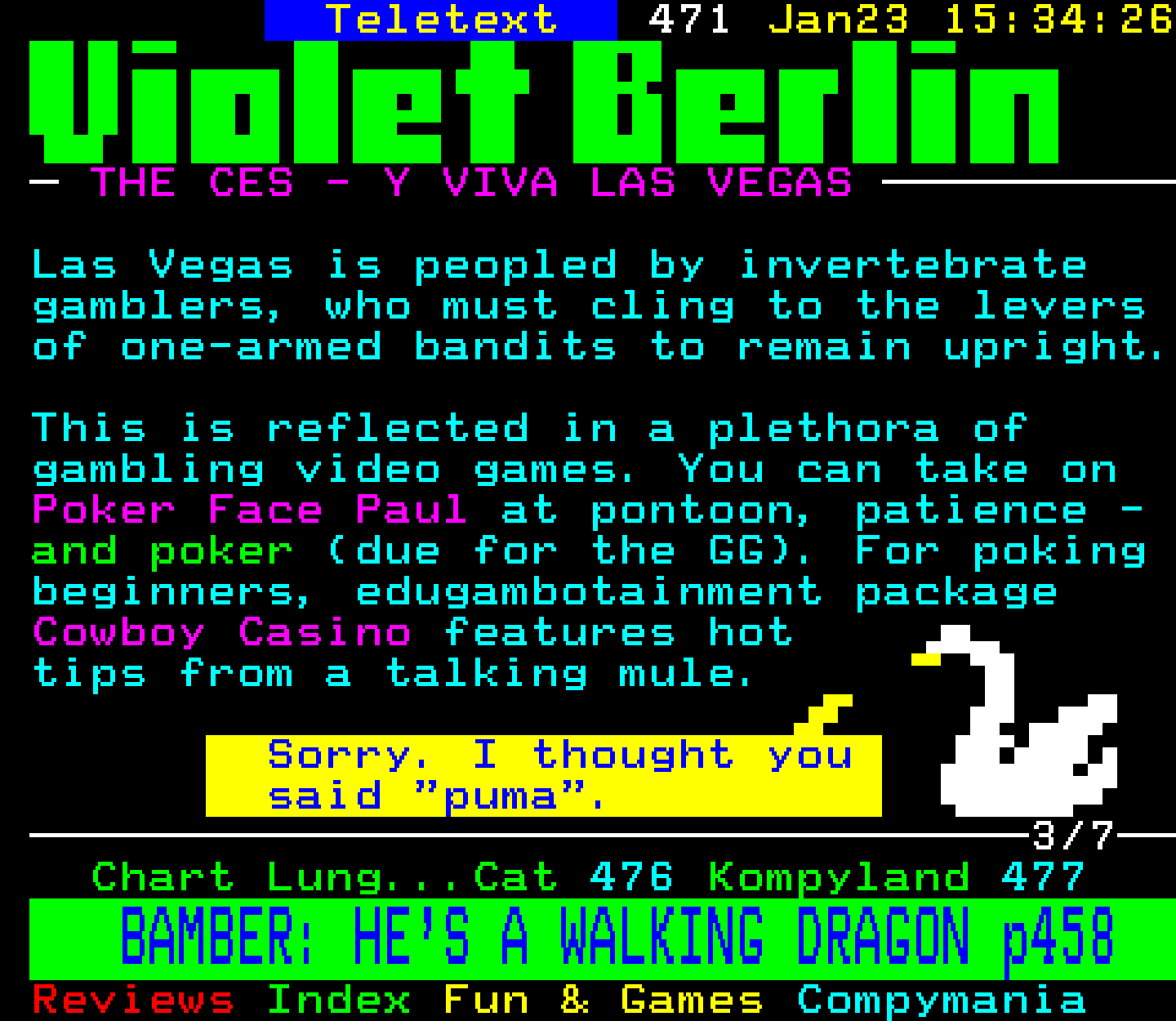 Digitiser, Teletext - 1994