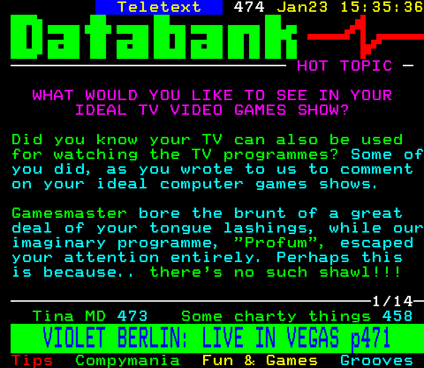 Digitiser, Teletext - 1994