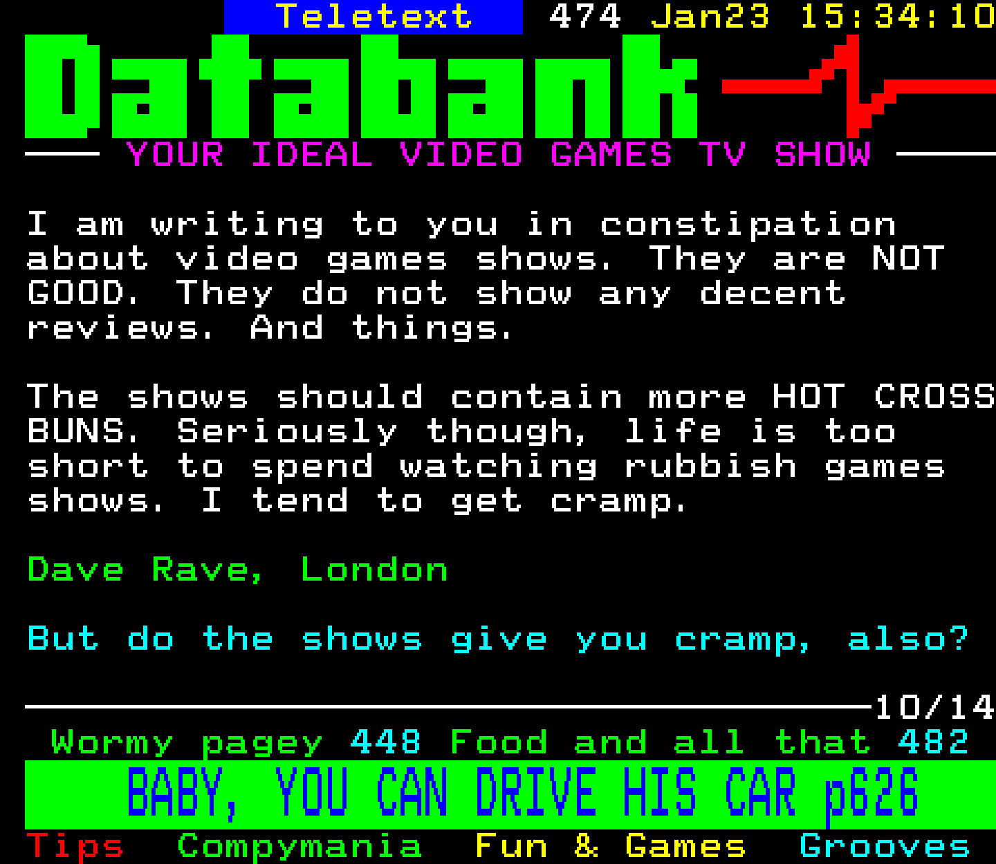 Digitiser, Teletext - 1994