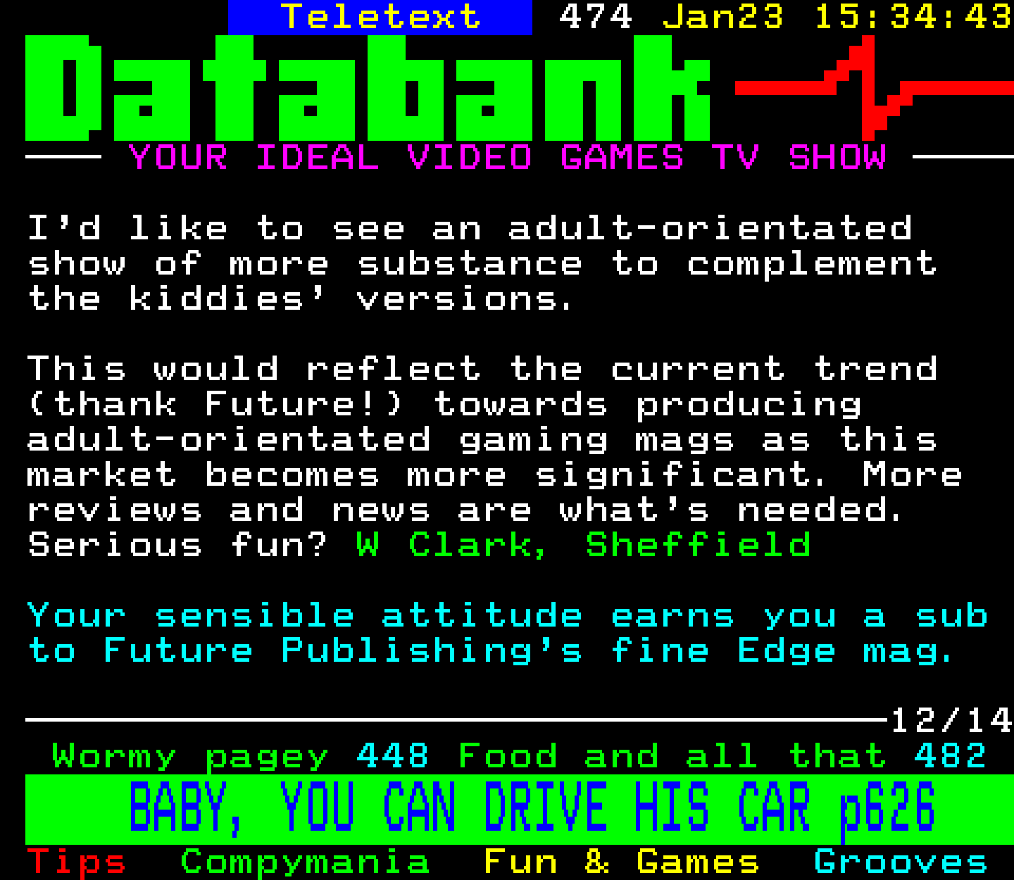 Digitiser, Teletext - 1994