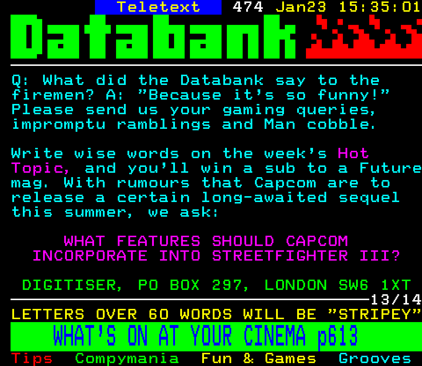 Digitiser, Teletext - 1994