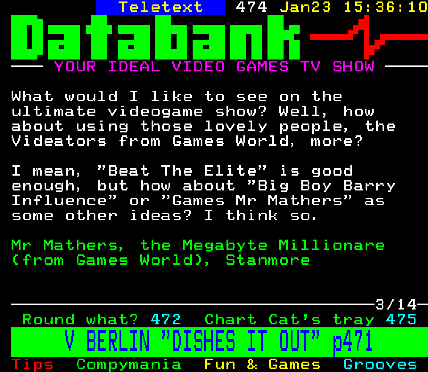 Digitiser, Teletext - 1994