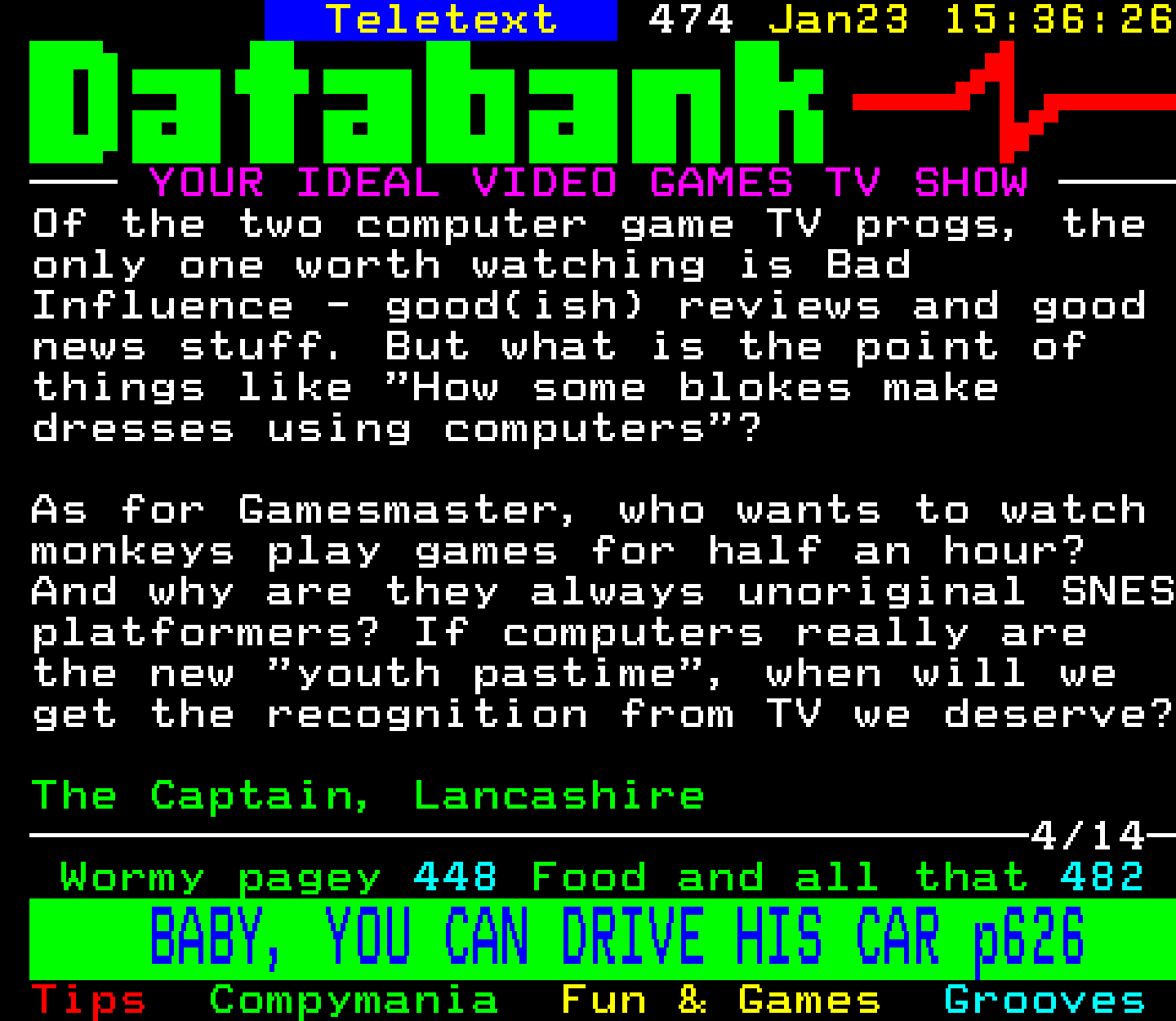 Digitiser, Teletext - 1994