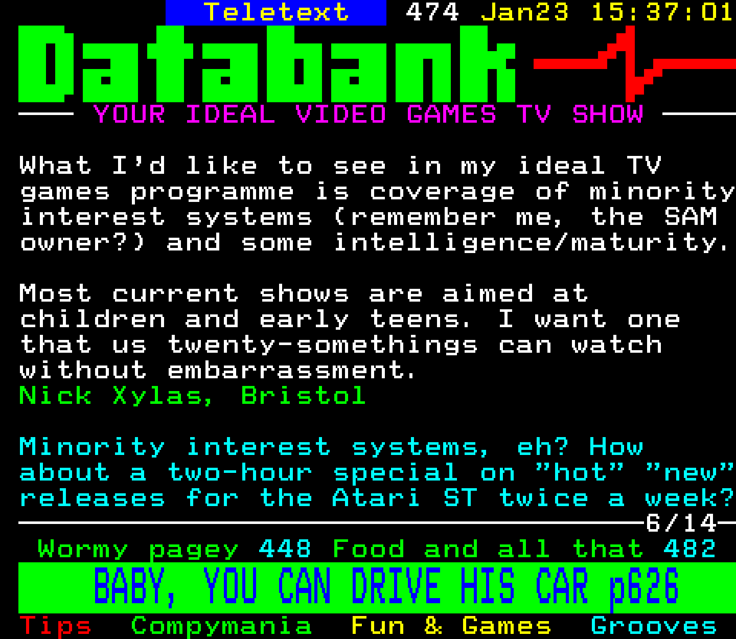 Digitiser, Teletext - 1994