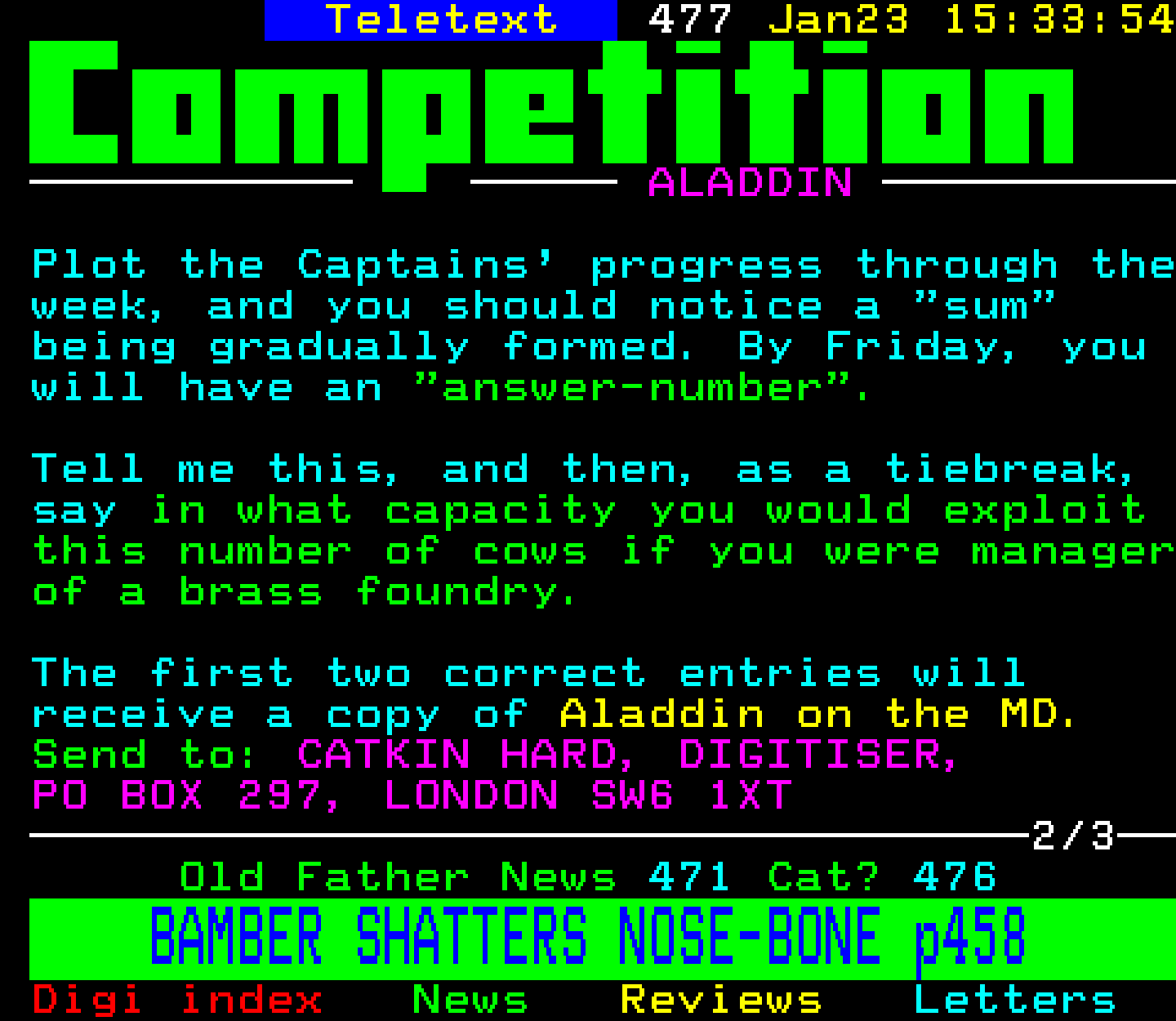 Digitiser, Teletext - 1994