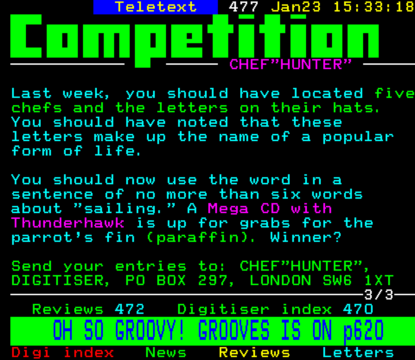 Digitiser, Teletext - 1994