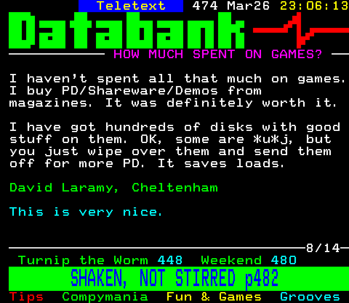 Digitiser, Teletext - 1994