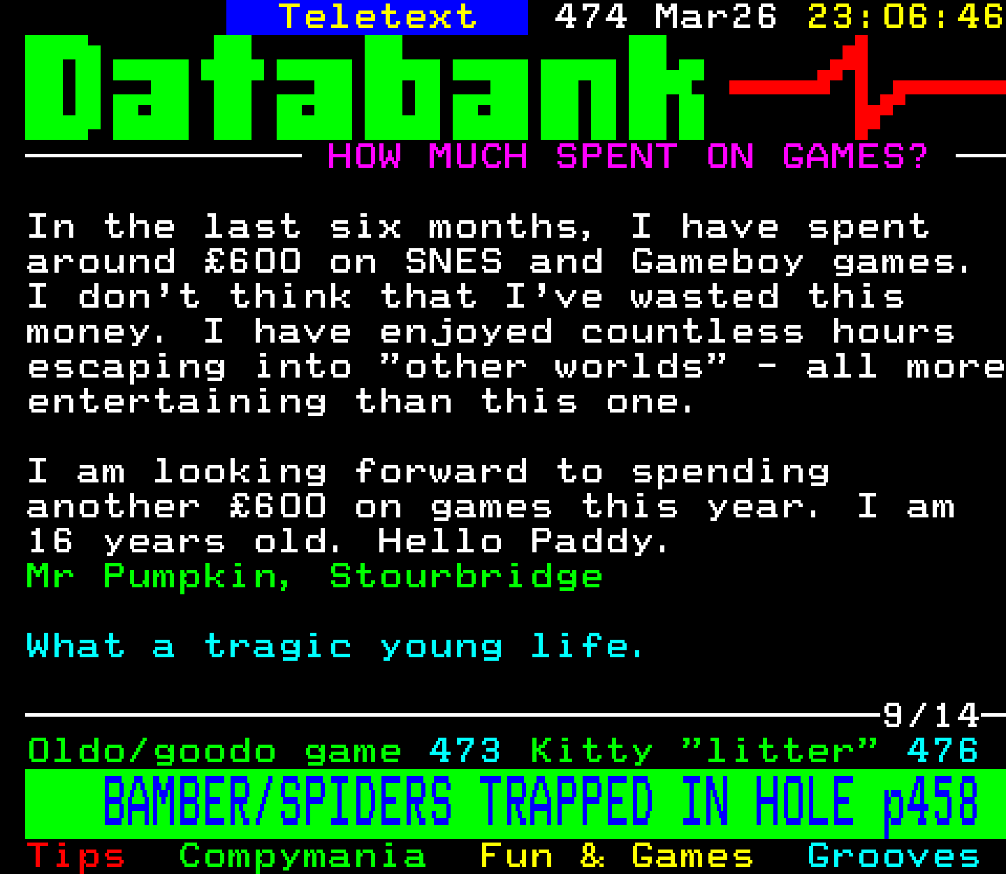 Digitiser, Teletext - 1994