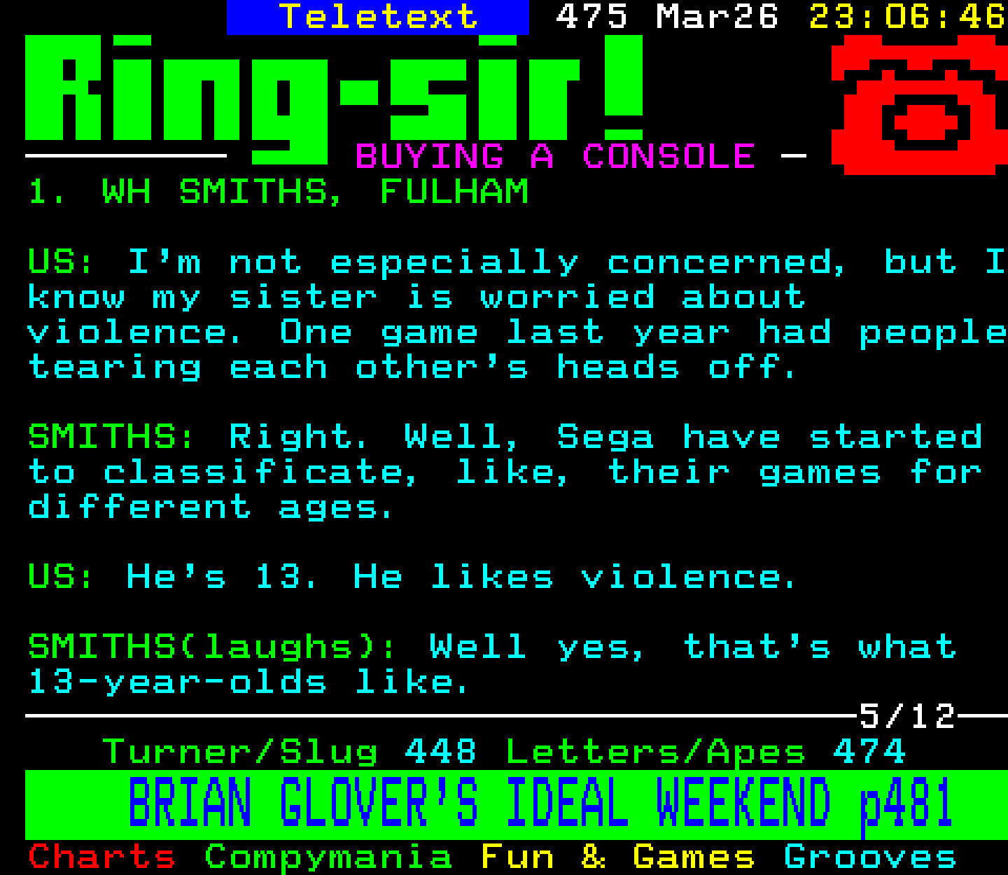 Digitiser, Teletext - 1994