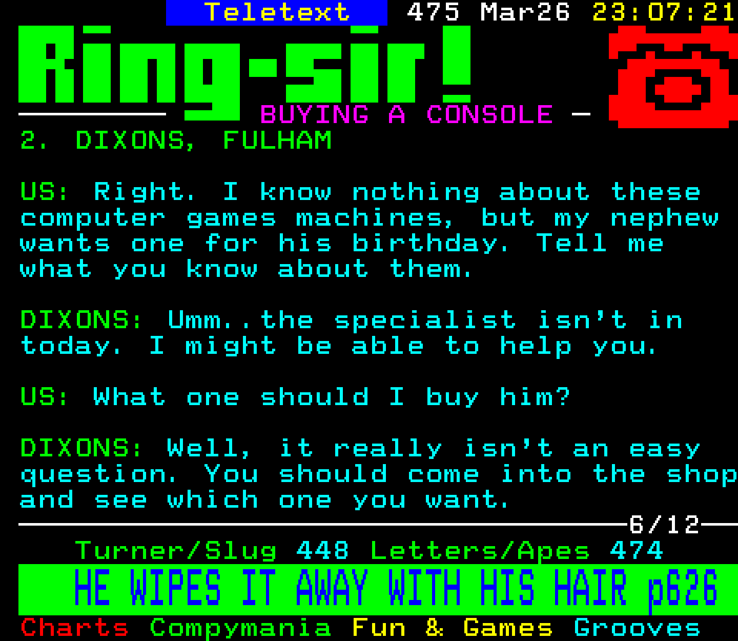Digitiser, Teletext - 1994