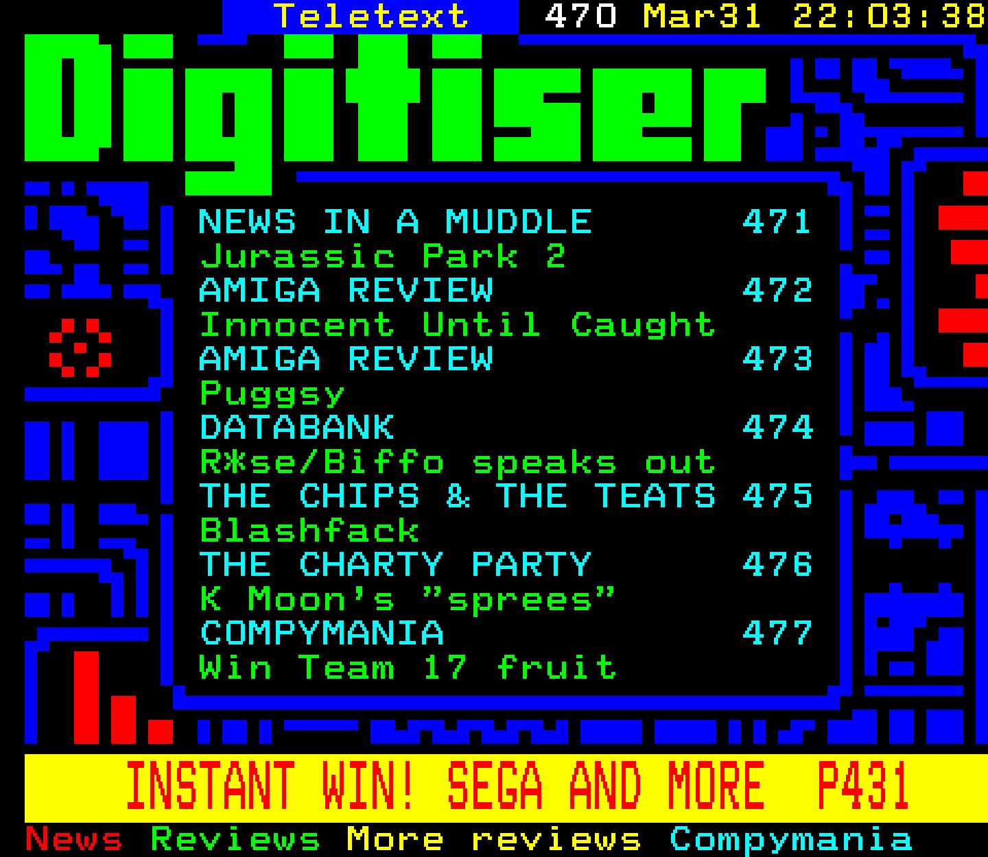 Digitiser, Teletext - 1994