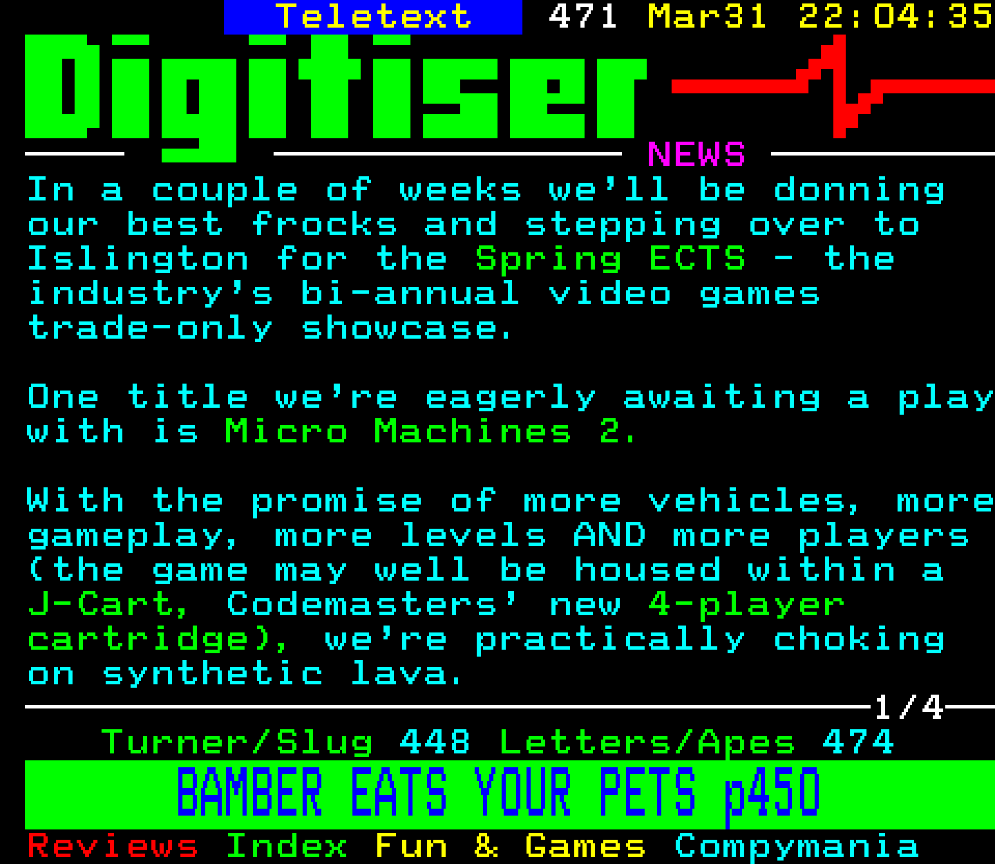 Digitiser, Teletext - 1994