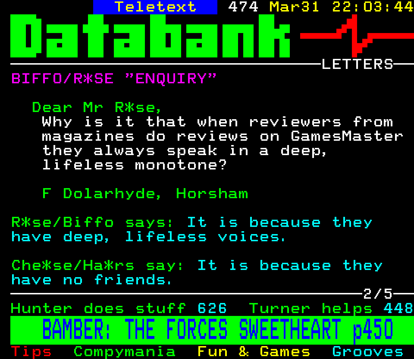Digitiser, Teletext - 1994
