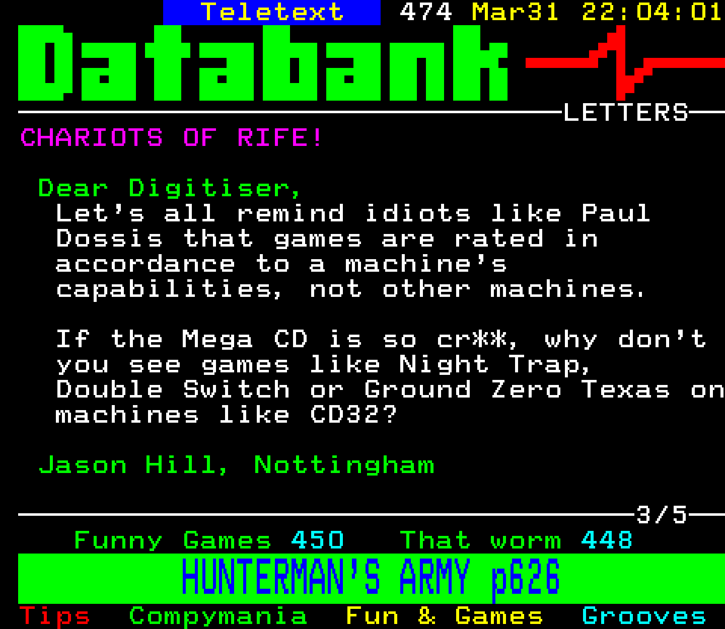 Digitiser, Teletext - 1994