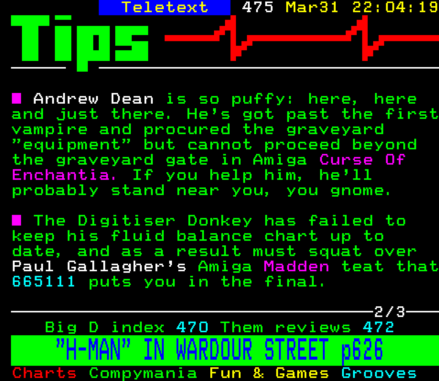 Digitiser, Teletext - 1994