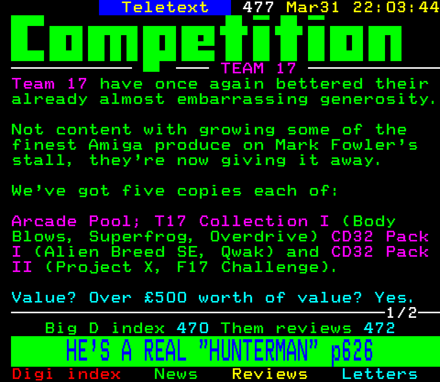 Digitiser, Teletext - 1994