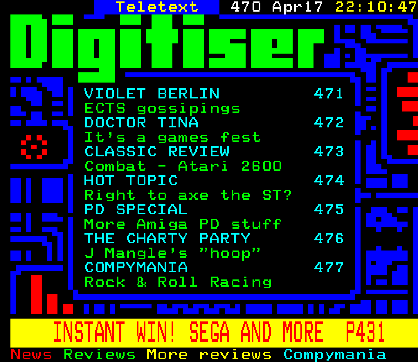 Digitiser, Teletext - 1994