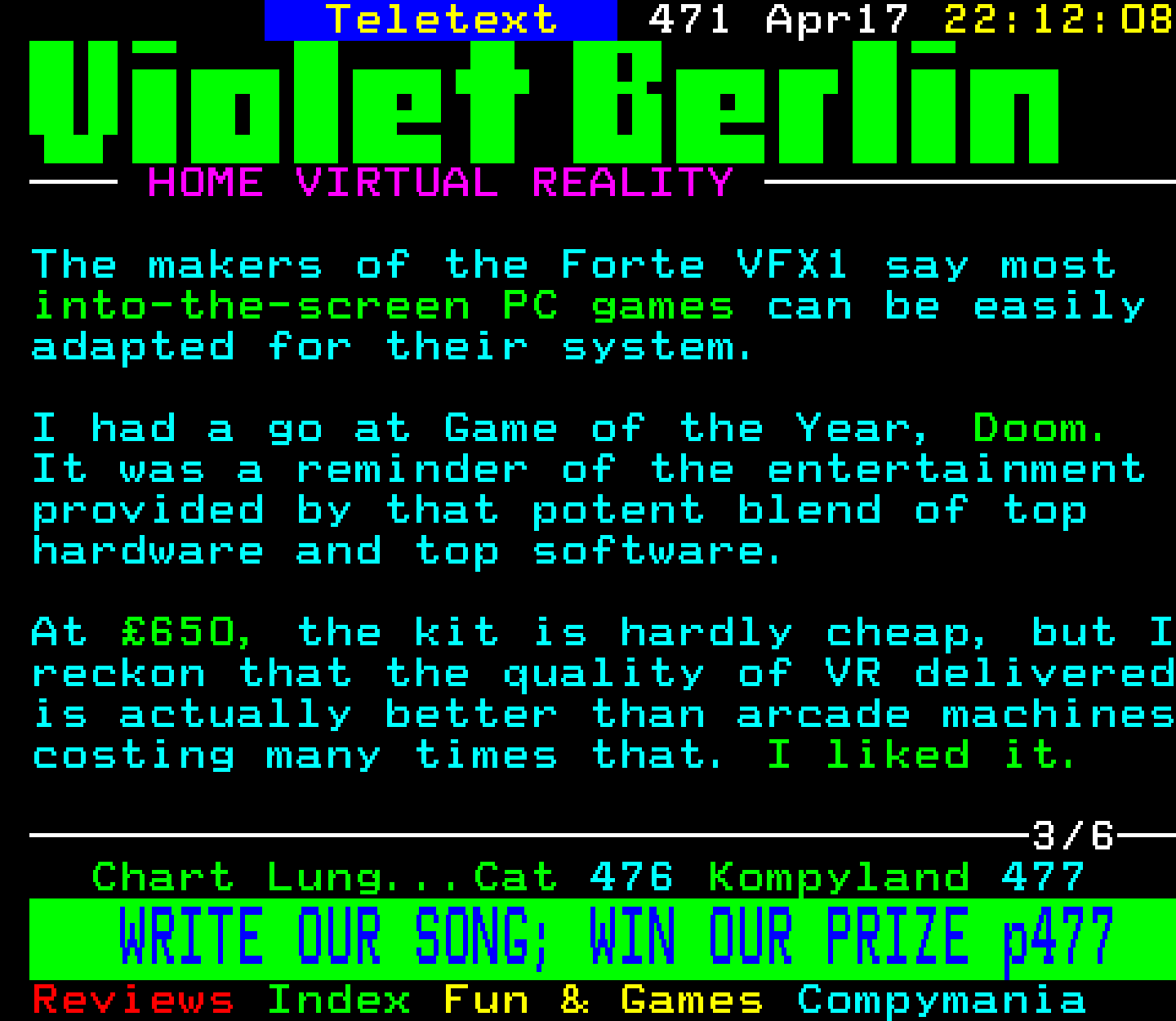 Digitiser, Teletext - 1994