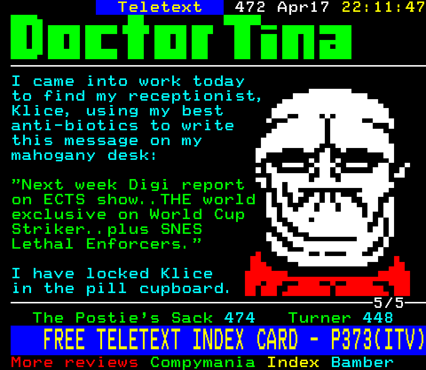 Digitiser, Teletext - 1994