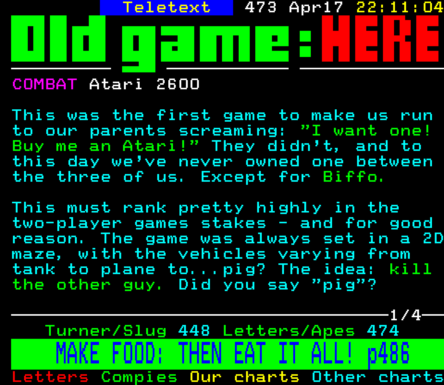 Digitiser, Teletext - 1994
