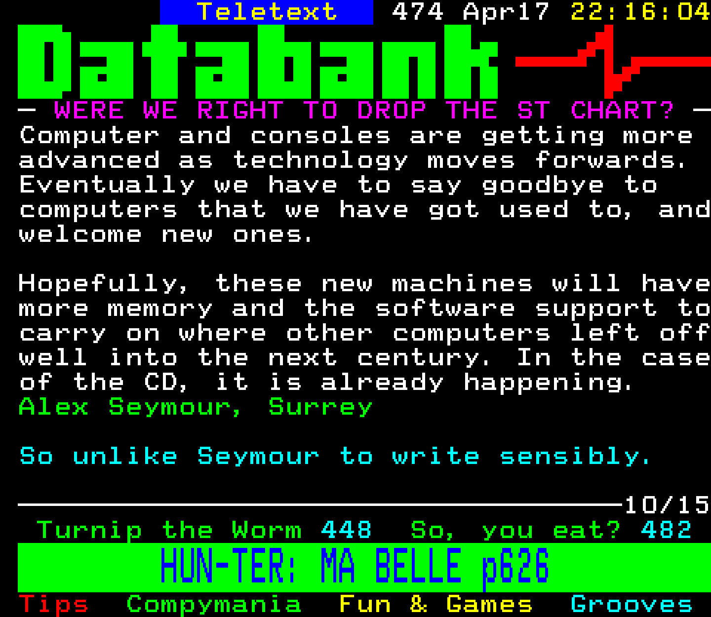Digitiser, Teletext - 1994