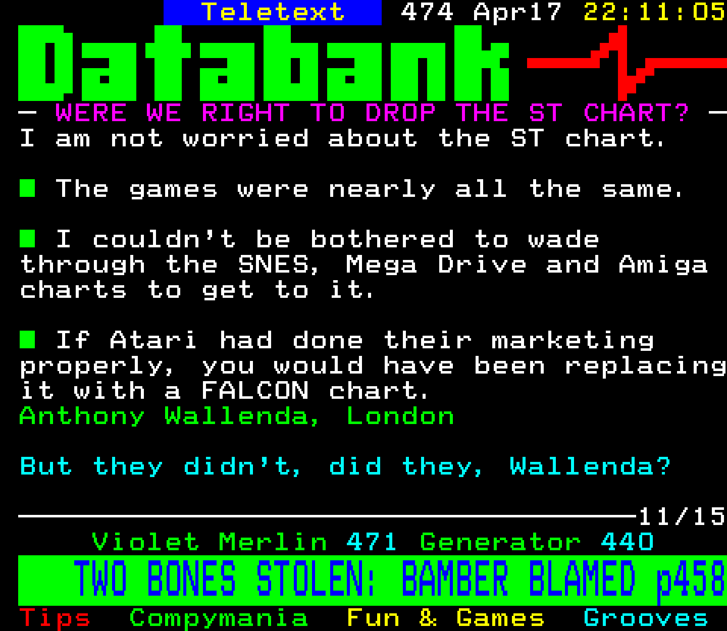Digitiser, Teletext - 1994